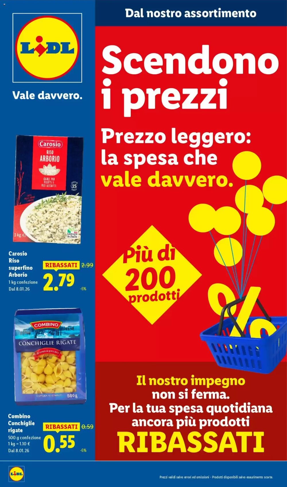 Volantino promozionale Lidl  valide dal 08/01/2026 - Pagina 1.