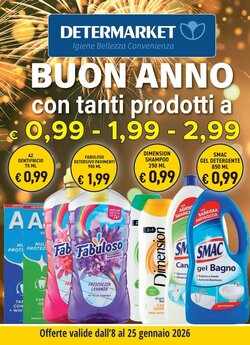 Volantino promozionale Determarket  valide dal 08/01/2026 - Pagina 1.