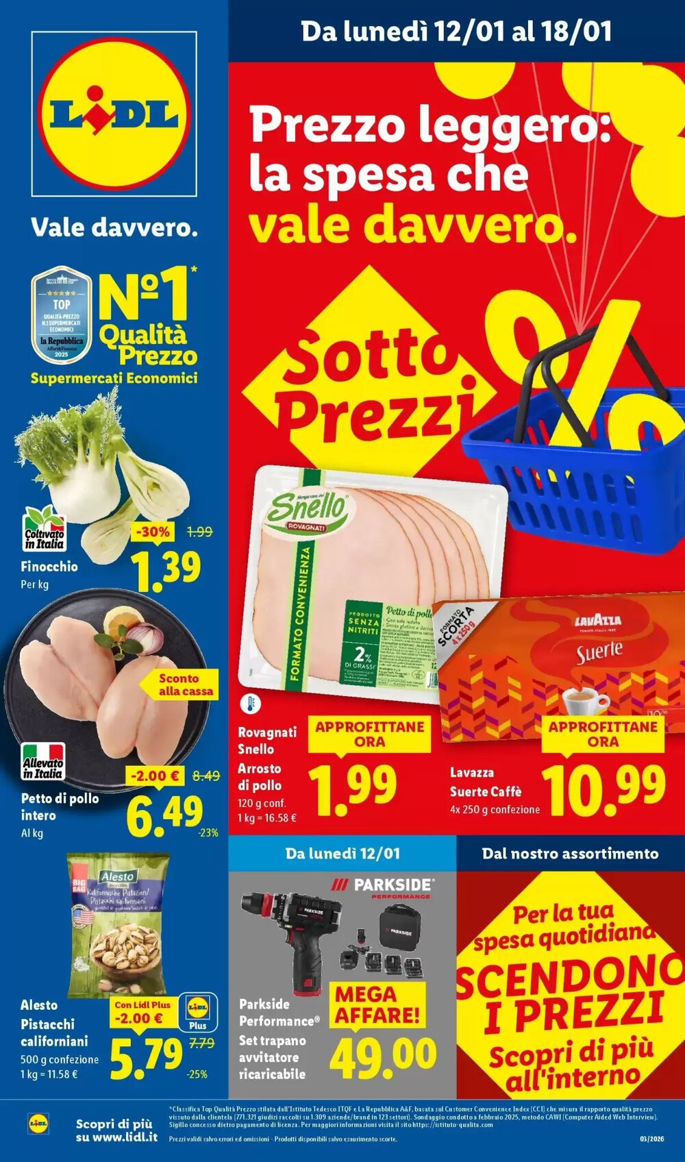 Volantino promozionale Lidl  valide dal 08/01/2026 - Pagina 1.
