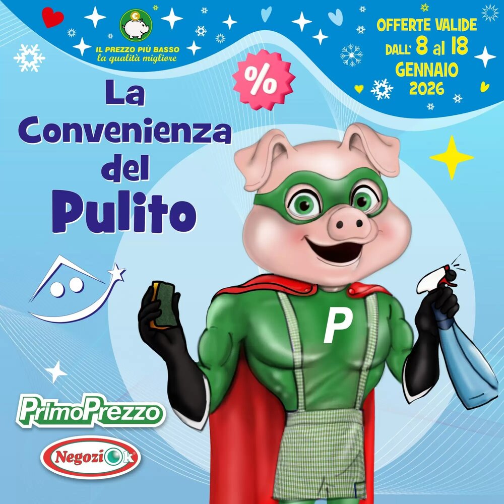 Volantino promozionale Primo Prezzo  valide dal 08/01/2026 - Pagina 1.