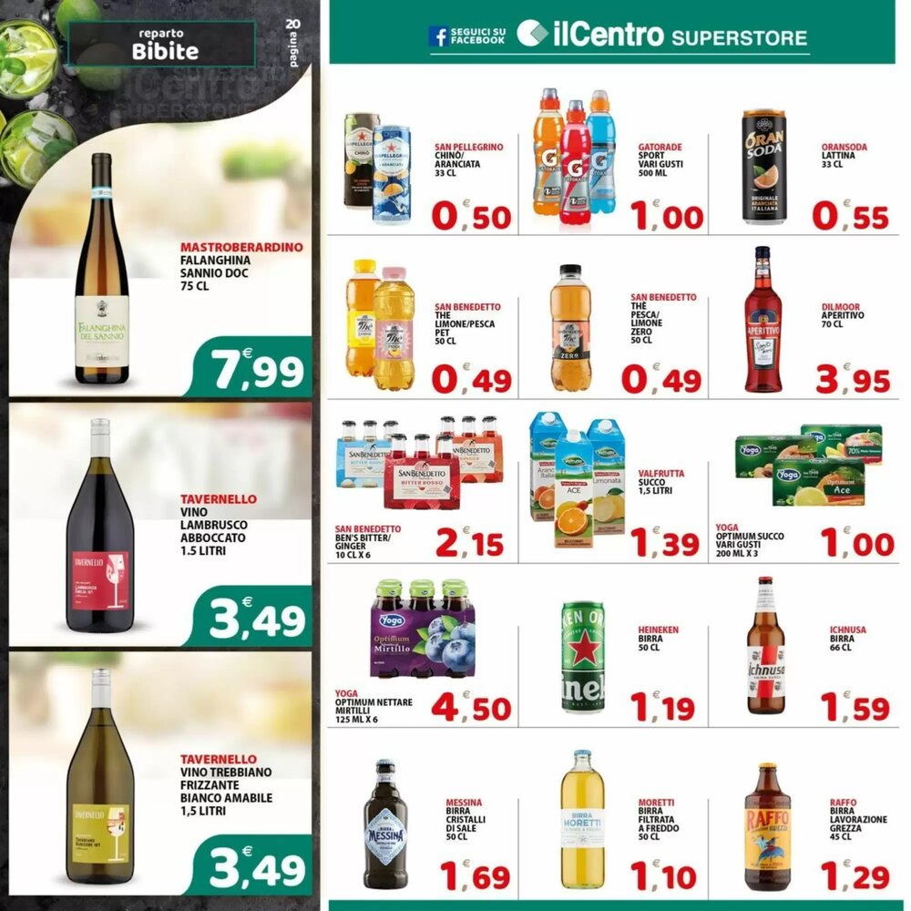 Volantino promozionale Il Centro Superstore  valide dal 08/01/2026 - Pagina 20.
