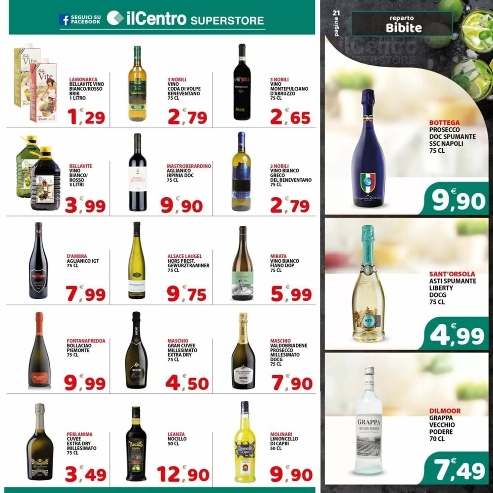 Volantino promozionale Il Centro Superstore  valide dal 08/01/2026 - Pagina 21.