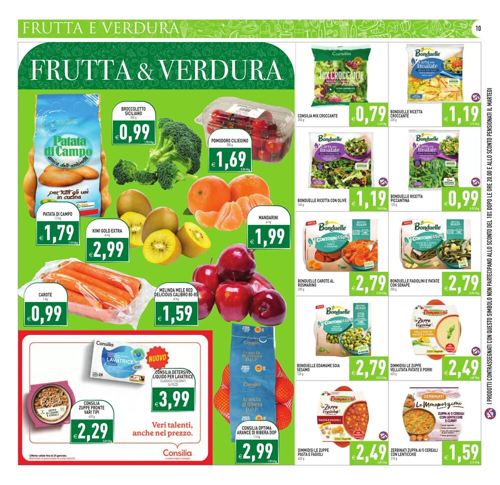 Volantino promozionale Supermercati Agorà  valide dal 08/01/2026 - Pagina 10.