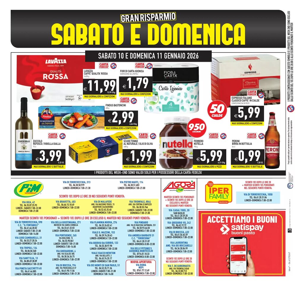 Volantino promozionale Supermercati Agorà  valide dal 08/01/2026 - Pagina 24.