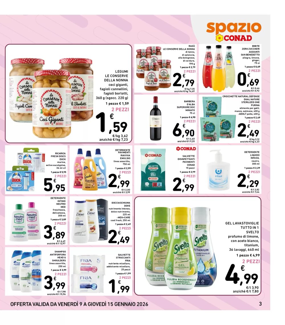 Volantino promozionale Spazio Conad  valide dal 09/01/2026 - Pagina 3.