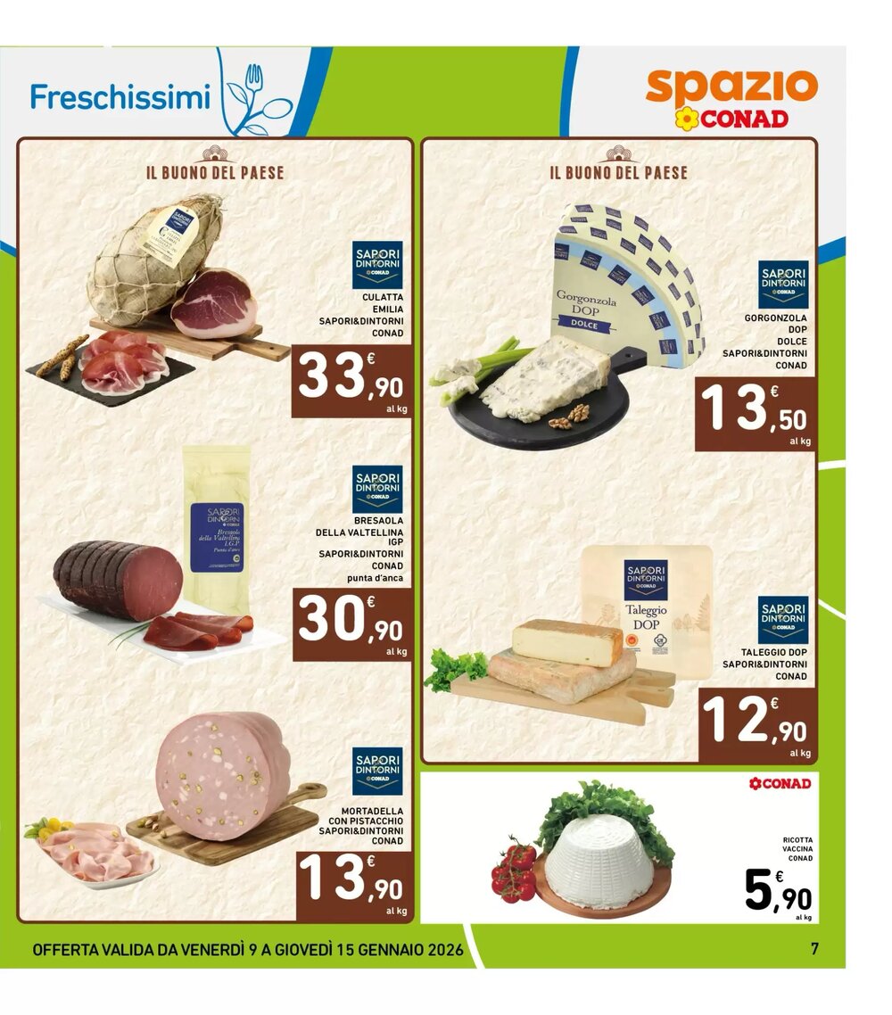 Volantino promozionale Spazio Conad  valide dal 09/01/2026 - Pagina 7.