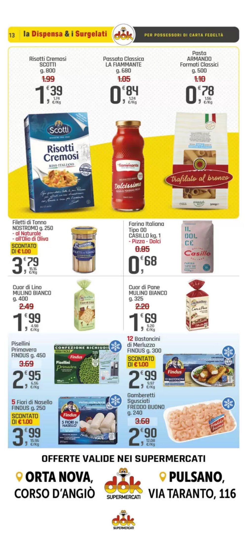 Volantino promozionale Supermercati Dok  valide dal 09/01/2026 - Pagina 13.