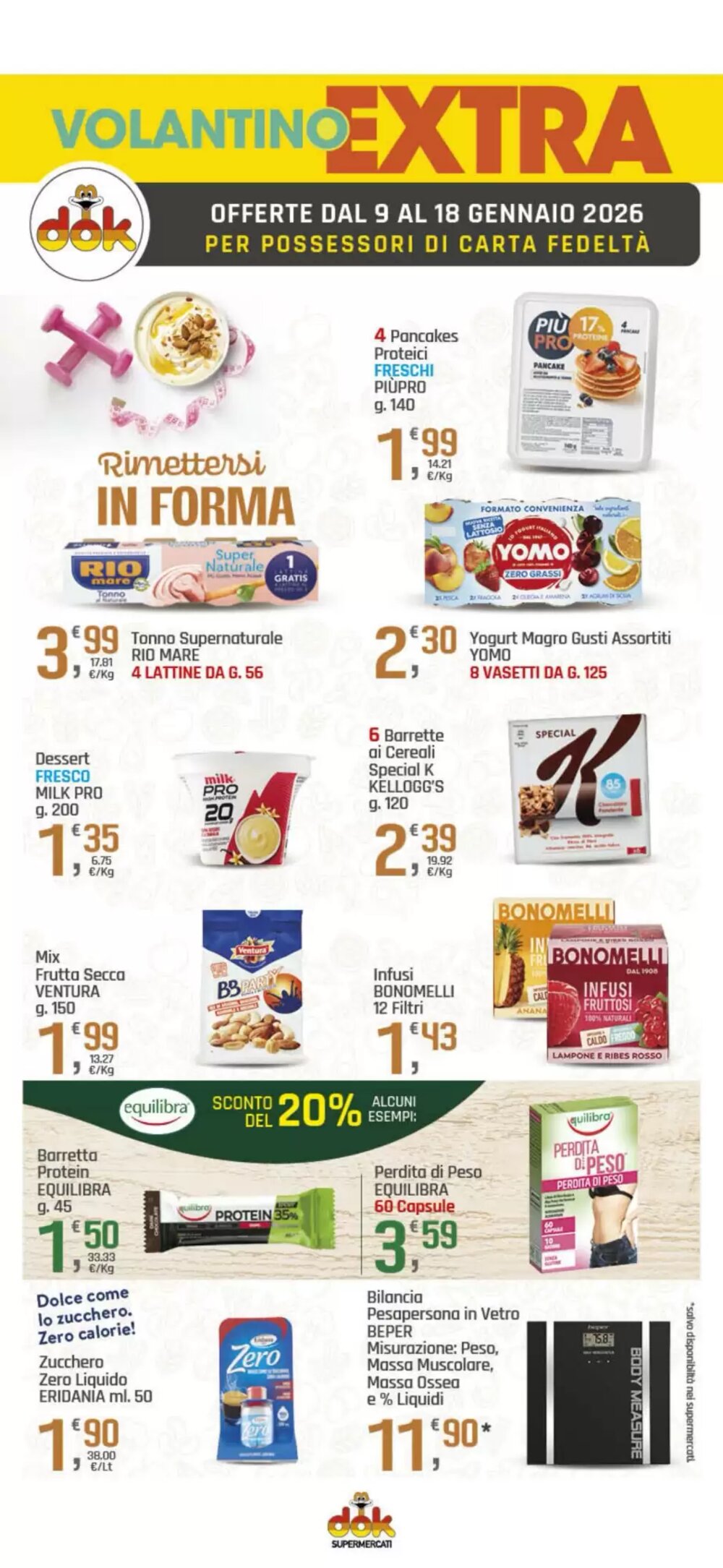 Volantino promozionale Supermercati Dok  valide dal 09/01/2026 - Pagina 14.