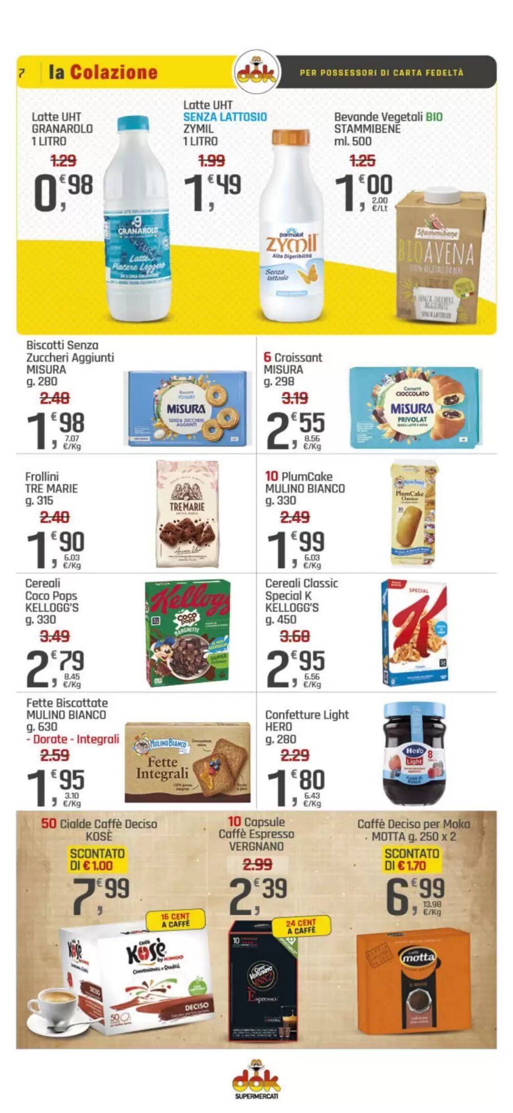 Volantino promozionale Supermercati Dok  valide dal 09/01/2026 - Pagina 7.