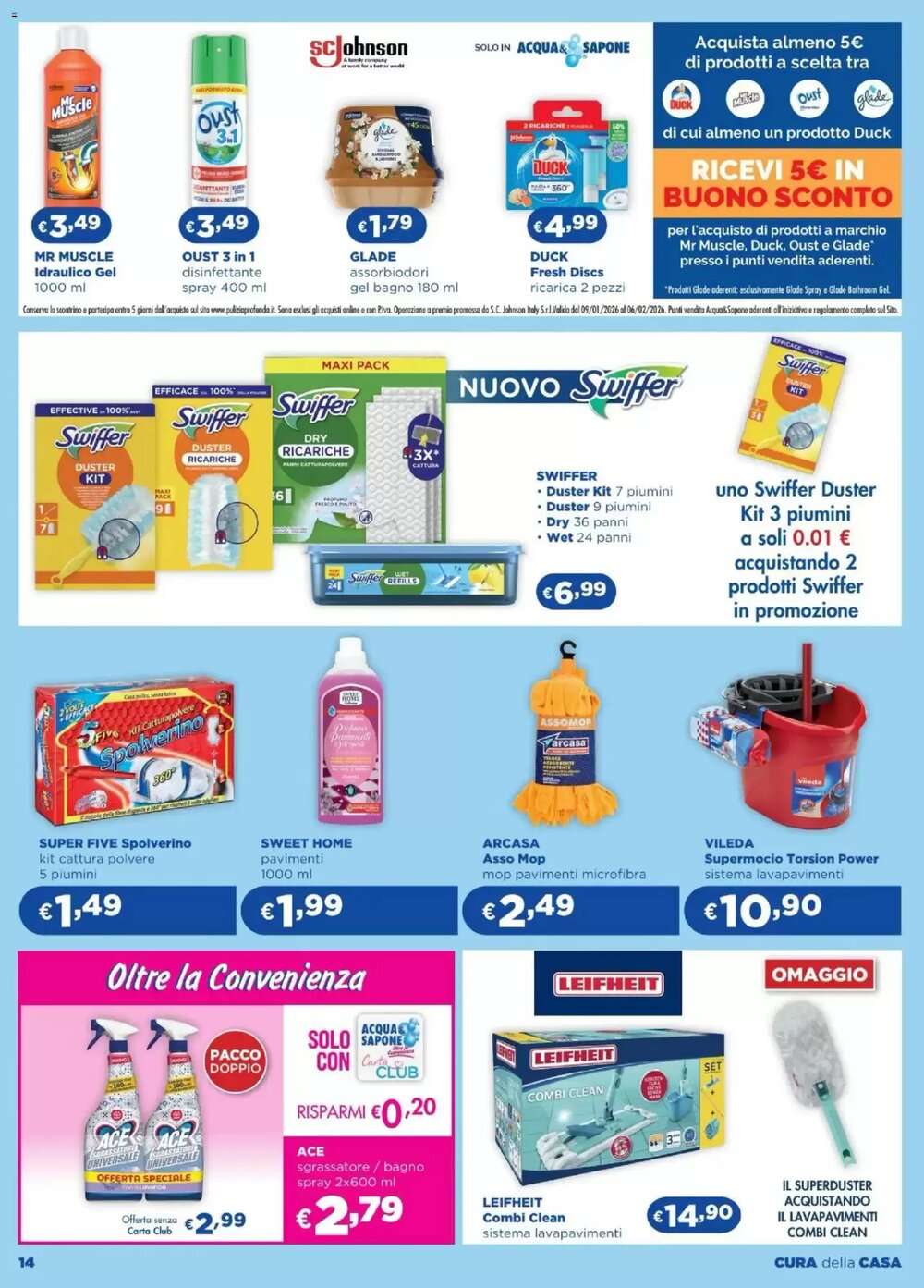 Volantino promozionale Acqua & Sapone  valide dal 09/01/2026 - Pagina 14.