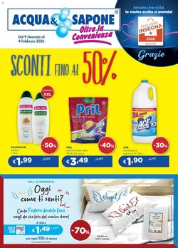 Volantino promozionale Acqua & Sapone  valide dal 09/01/2026 - Pagina 1.