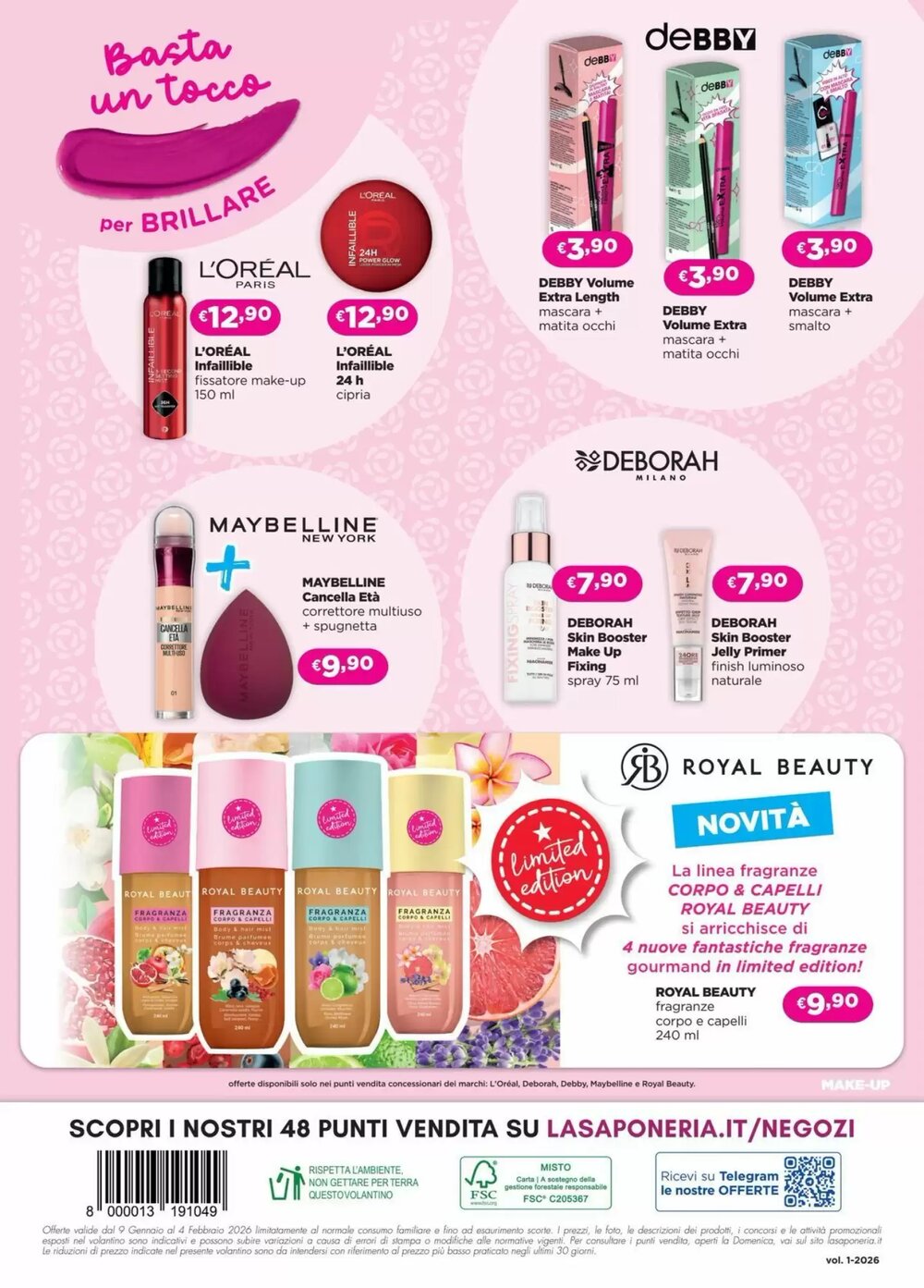Volantino promozionale La Saponeria  valide dal 09/01/2026 - Pagina 12.