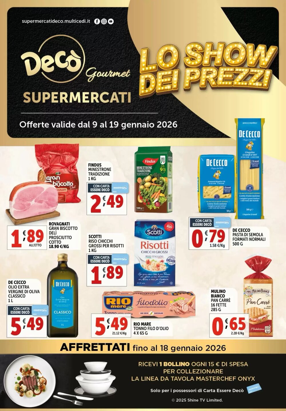 Volantino promozionale Gourmet Déco  valide dal 09/01/2026 - Pagina 1.