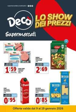 Volantino promozionale Deco Supermercati  valide dal 09/01/2026 - Pagina 1.