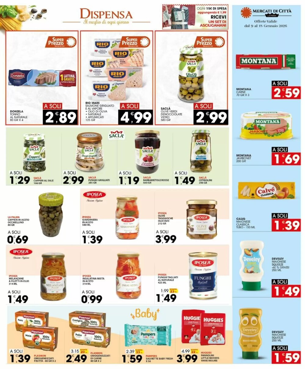 Volantino promozionale Mercati di Città La Prima  valide dal 09/01/2026 - Pagina 13.