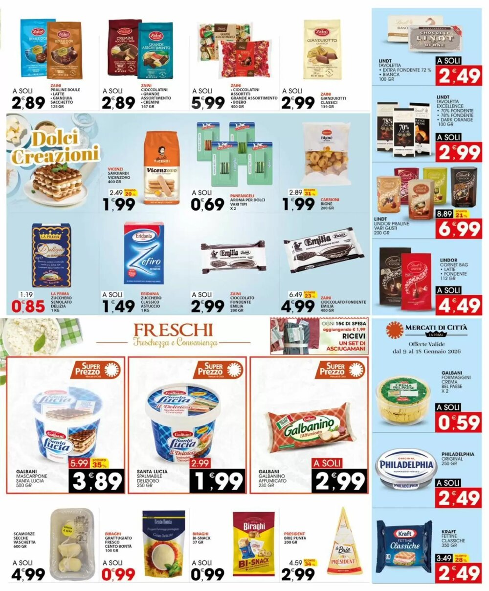 Volantino promozionale Mercati di Città La Prima  valide dal 09/01/2026 - Pagina 15.