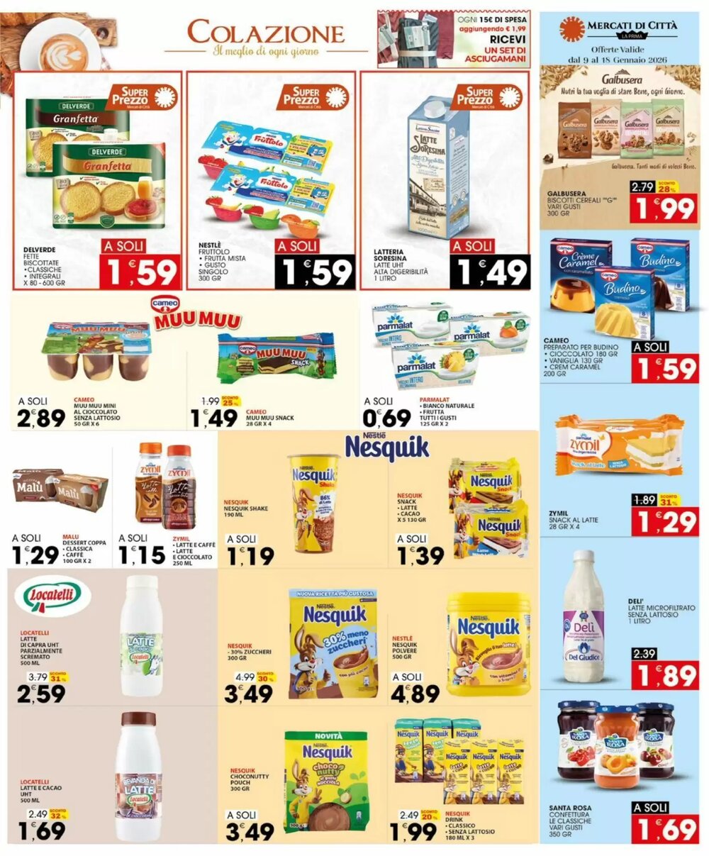 Volantino promozionale Mercati di Città La Prima  valide dal 09/01/2026 - Pagina 17.