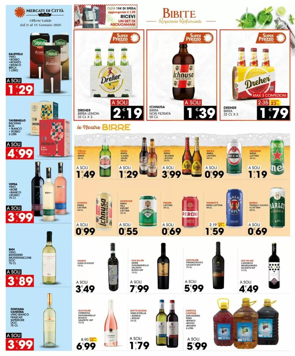 Volantino promozionale Mercati di Città La Prima  valide dal 09/01/2026 - Pagina 20.