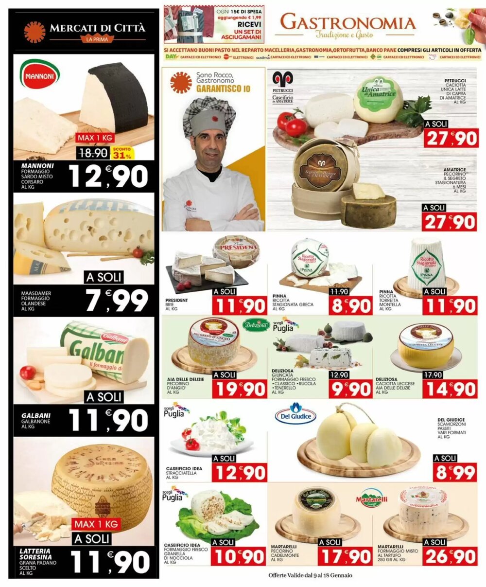 Volantino promozionale Mercati di Città La Prima  valide dal 09/01/2026 - Pagina 6.