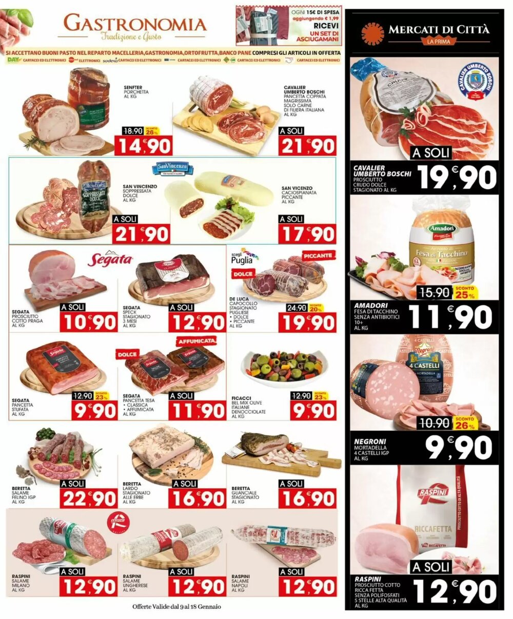 Volantino promozionale Mercati di Città La Prima  valide dal 09/01/2026 - Pagina 7.