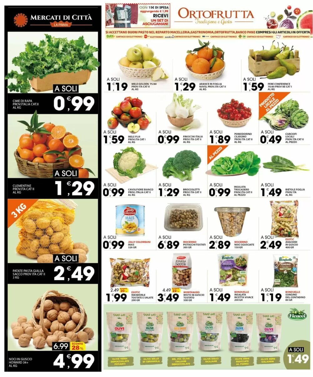 Volantino promozionale Mercati di Città La Prima  valide dal 09/01/2026 - Pagina 8.