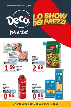 Volantino promozionale Deco Market  valide dal 09/01/2026 - Pagina 1.