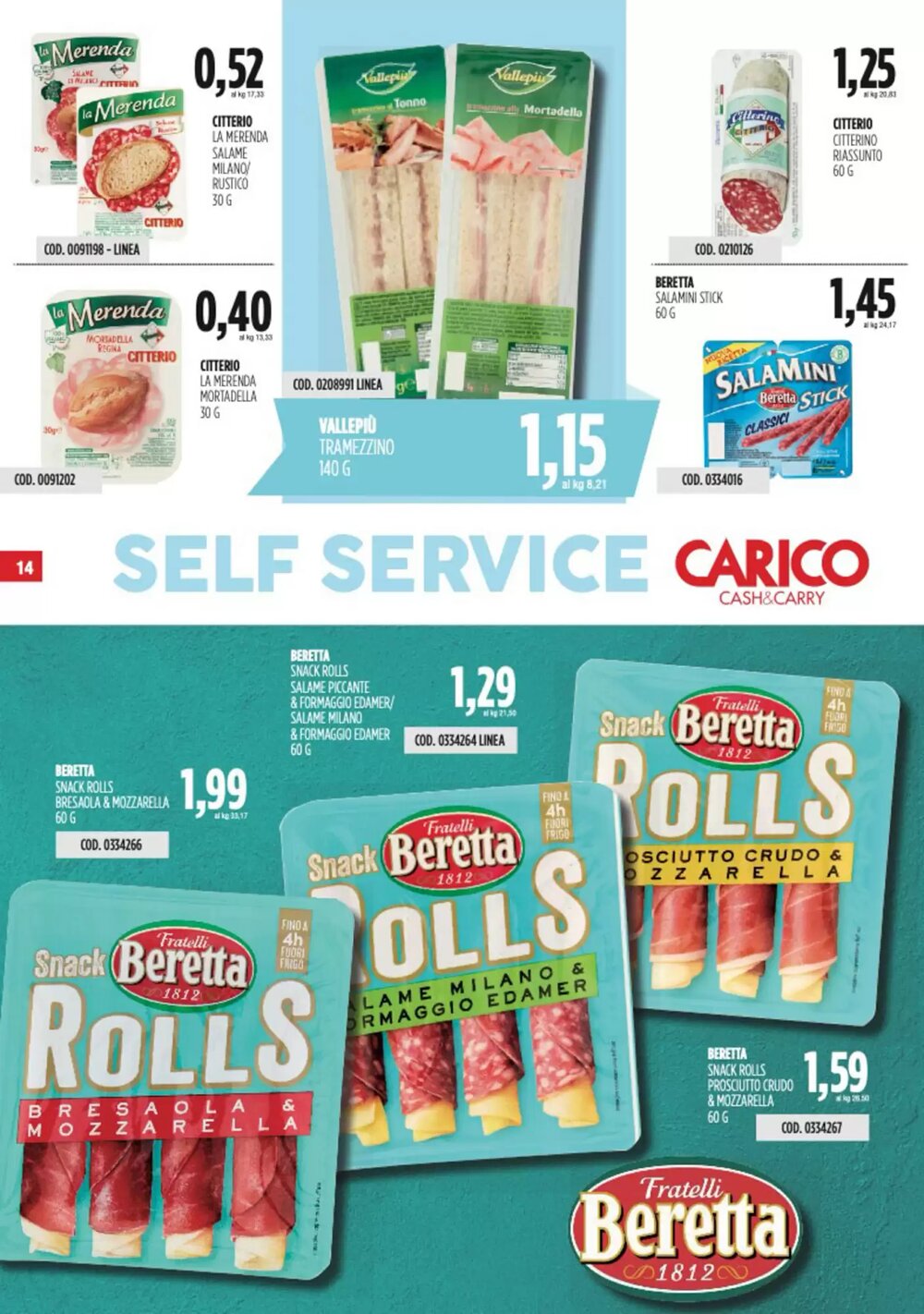 Volantino promozionale Carico Cash & Carry  valide dal 09/01/2026 - Pagina 14.