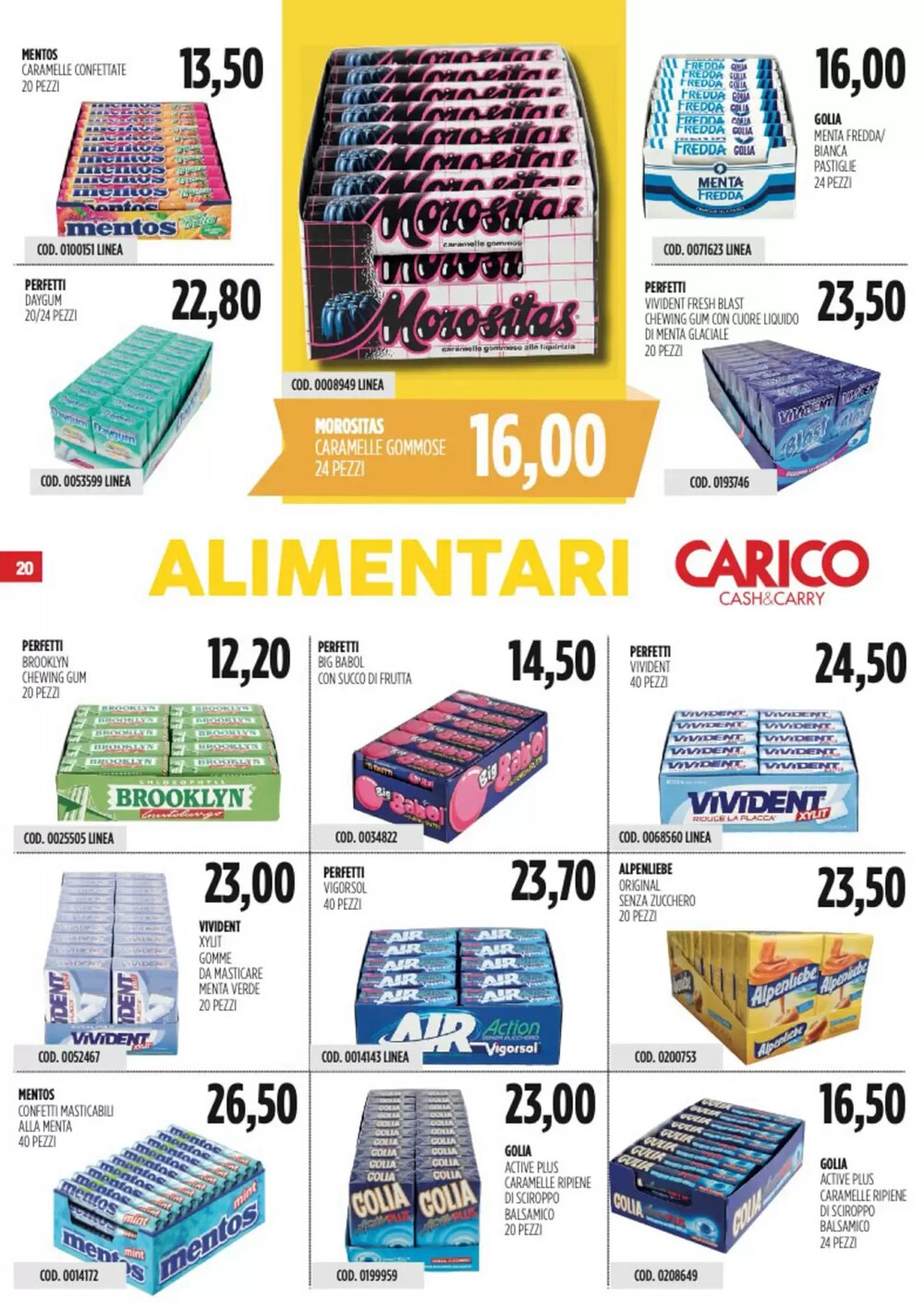 Volantino promozionale Carico Cash & Carry  valide dal 09/01/2026 - Pagina 20.