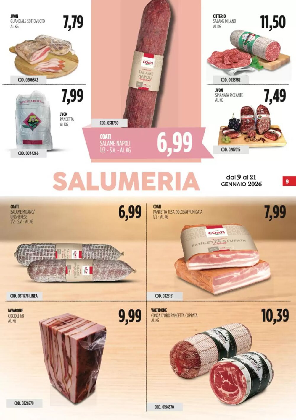 Volantino promozionale Carico Cash & Carry  valide dal 09/01/2026 - Pagina 9.