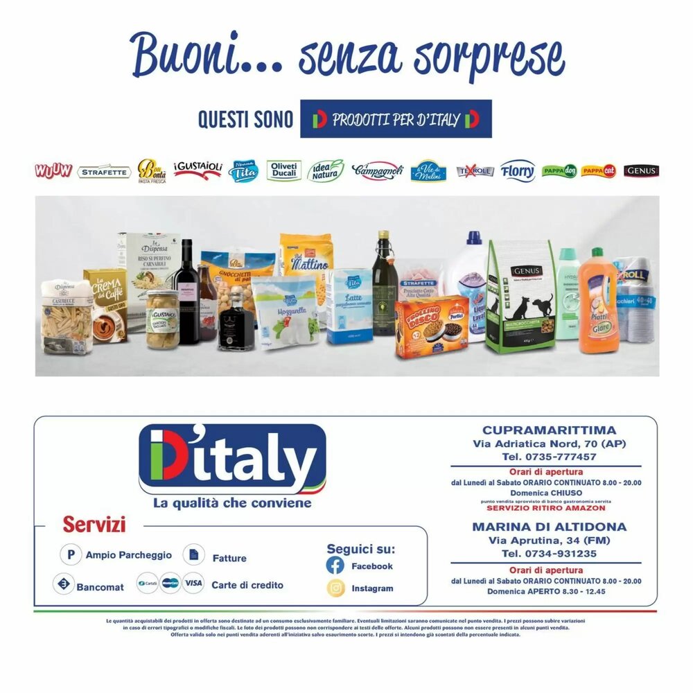 Volantino promozionale D'Italy  valide dal 09/01/2026 - Pagina 12.