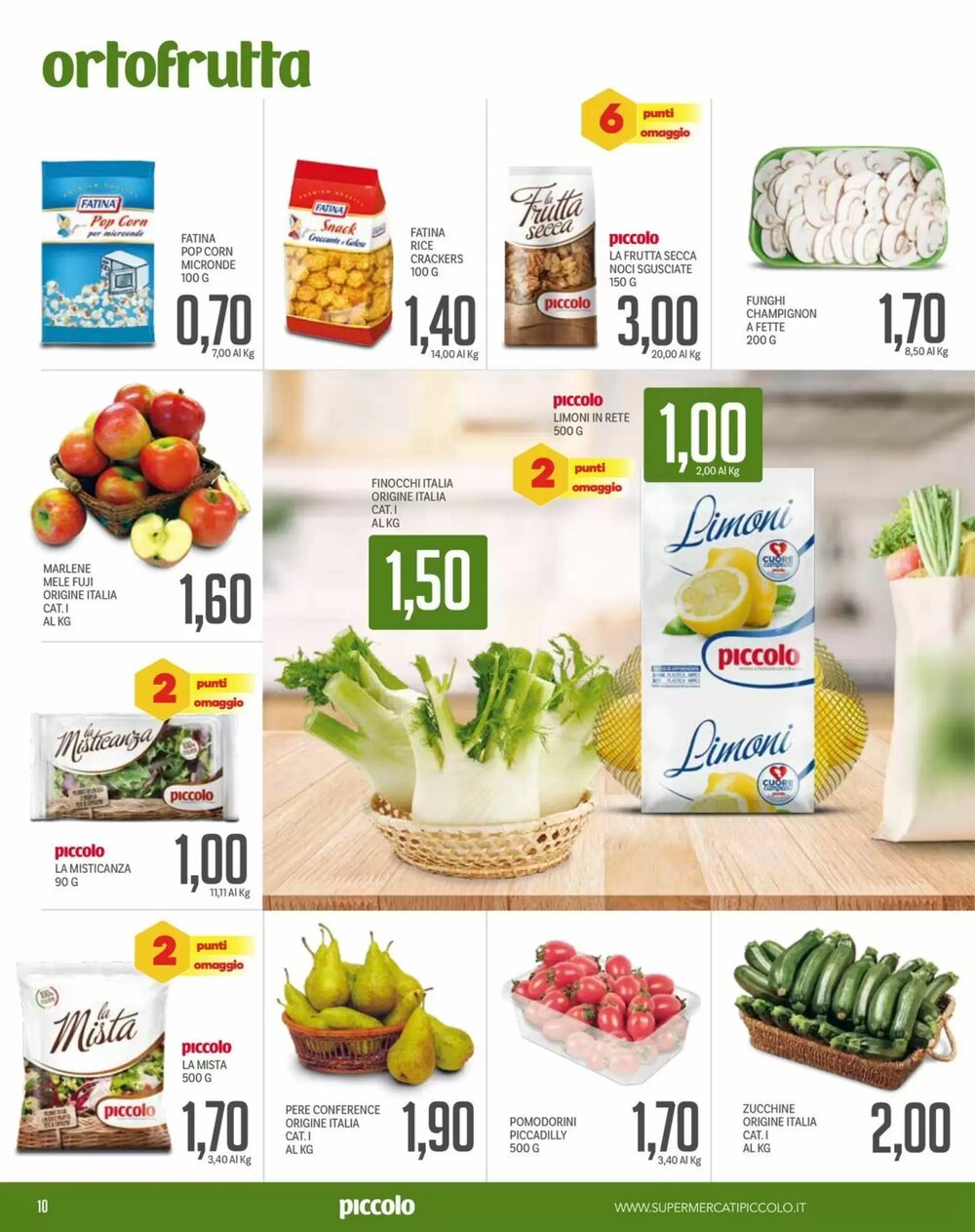 Volantino promozionale Supermercati Piccolo  valide dal 09/01/2026 - Pagina 10.