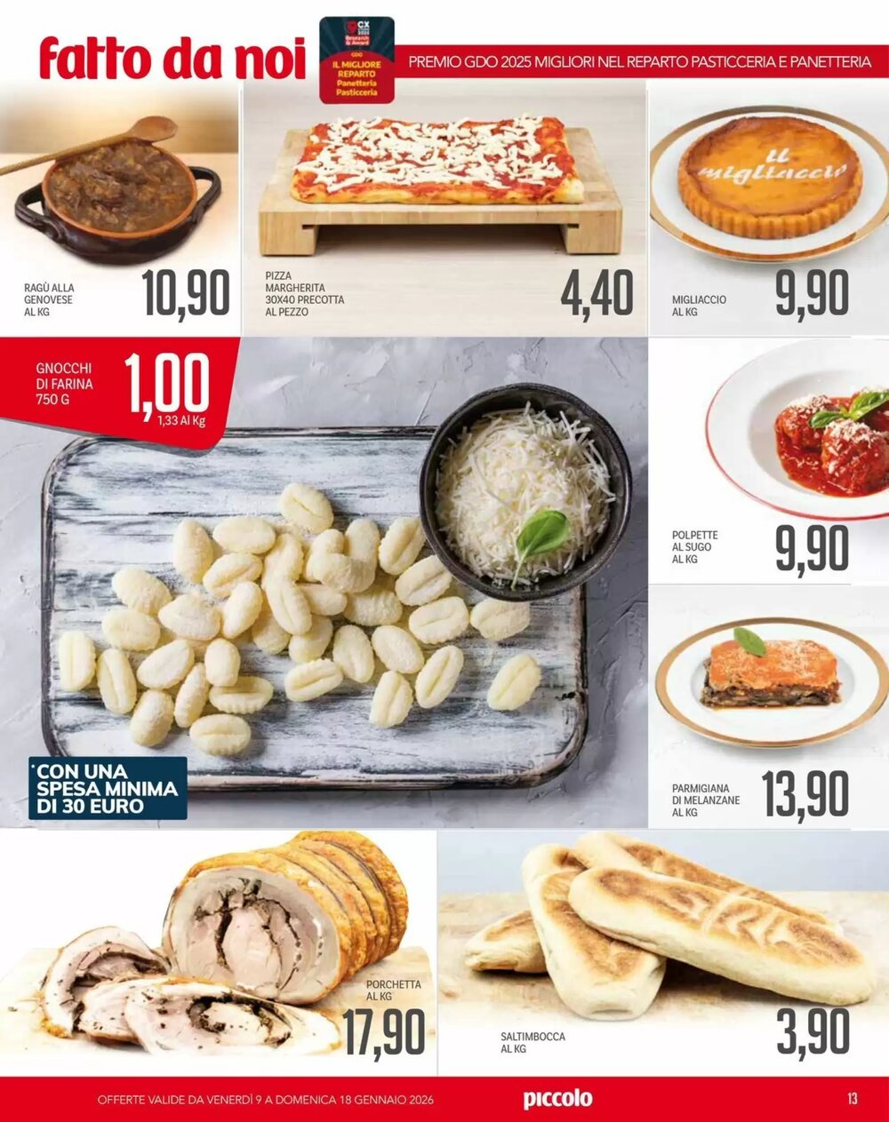 Volantino promozionale Supermercati Piccolo  valide dal 09/01/2026 - Pagina 13.