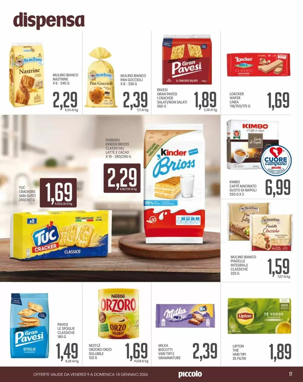 Volantino promozionale Supermercati Piccolo  valide dal 09/01/2026 - Pagina 17.