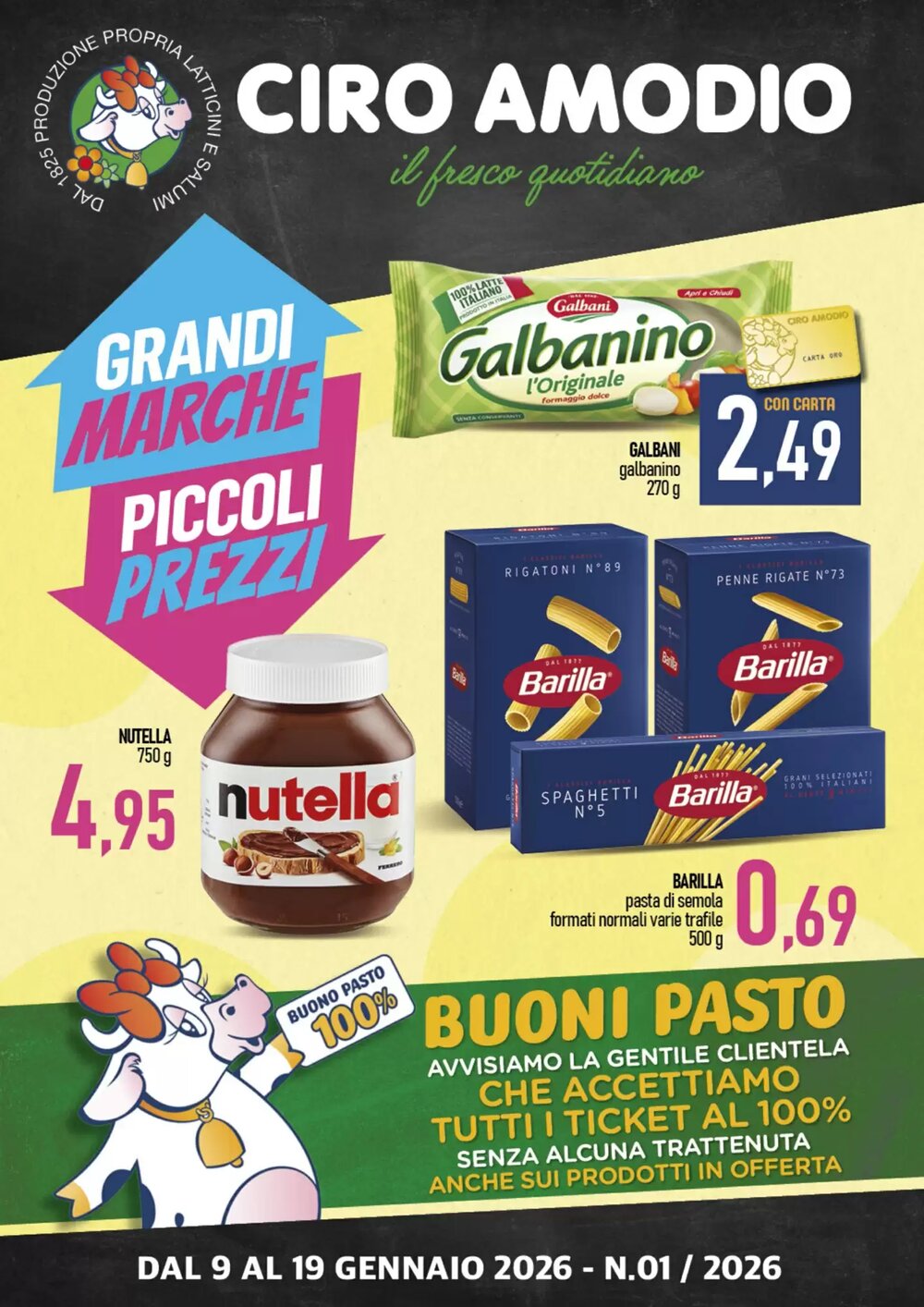 Volantino promozionale Ciro Amodio  valide dal 09/01/2026 - Pagina 1.