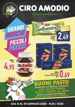 Volantino promozionale Ciro Amodio  valide dal 09/01/2026 - Pagina 1.