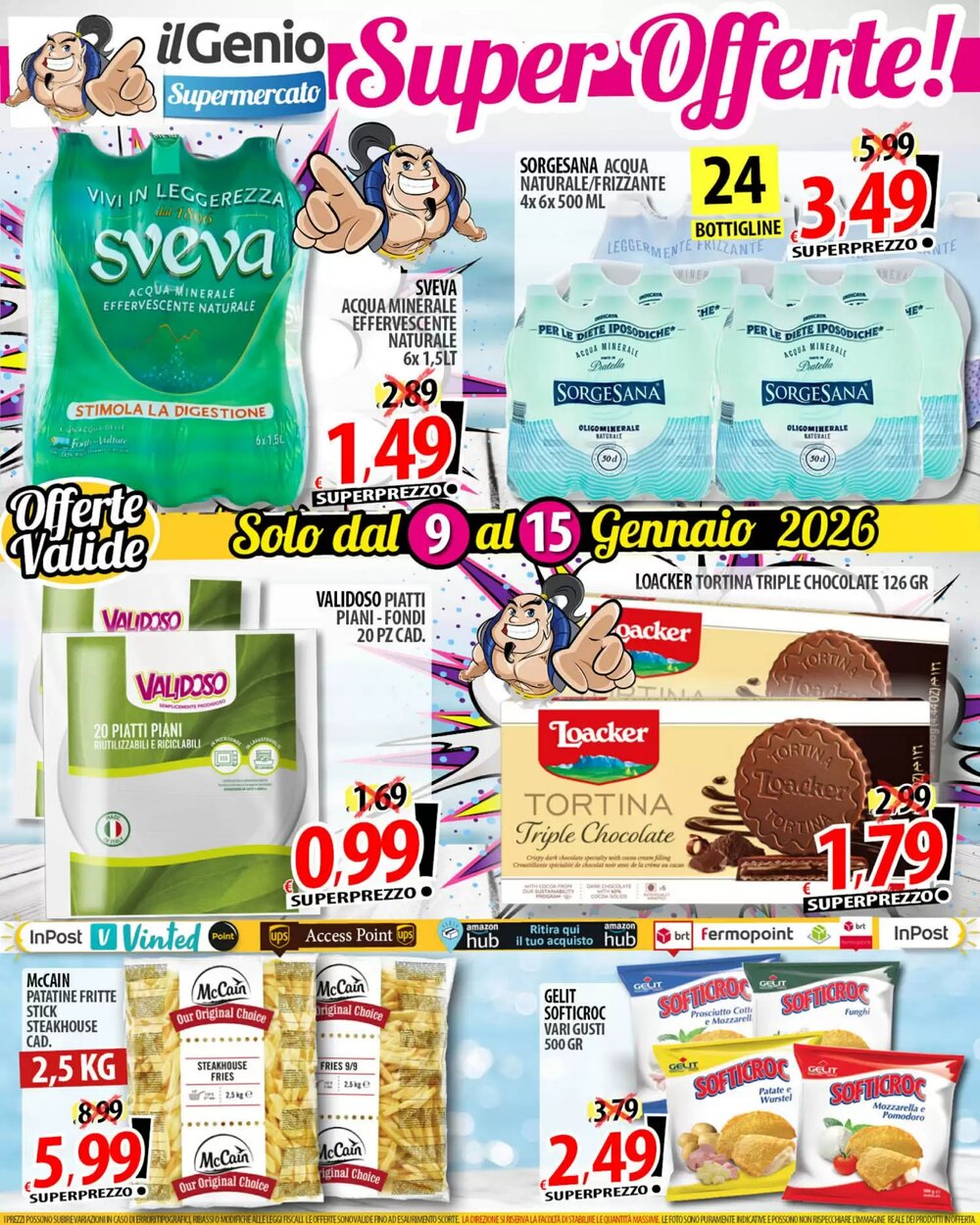 Volantino promozionale Il Genio Supermercato  valide dal 09/01/2026 - Pagina 1.