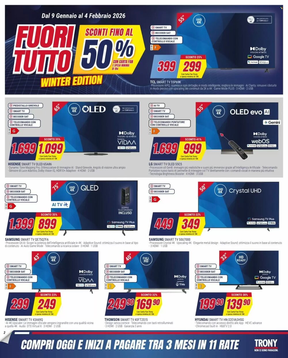 Volantino promozionale Trony  valide dal 09/01/2026 - Pagina 2.
