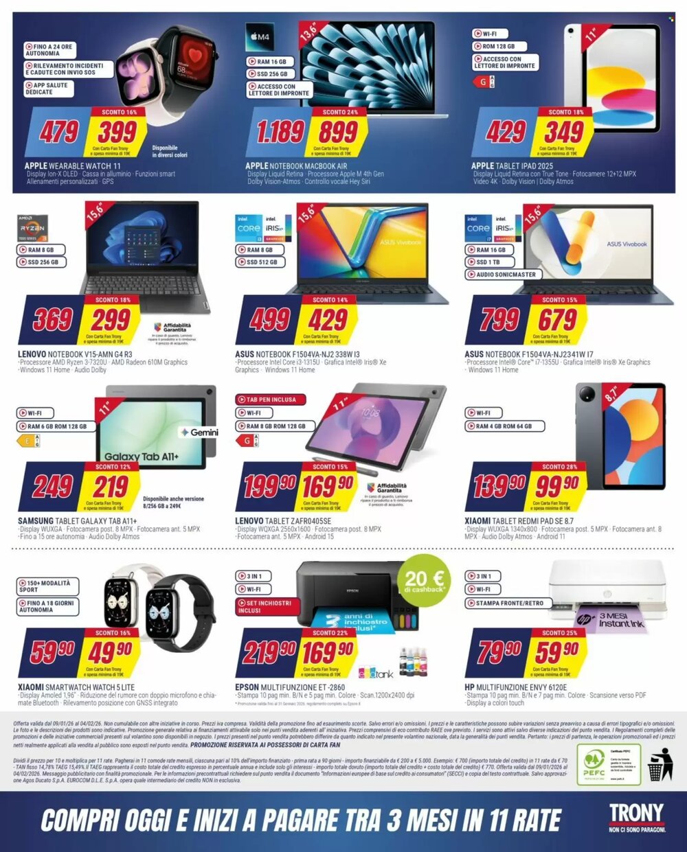 Volantino promozionale Trony  valide dal 09/01/2026 - Pagina 8.
