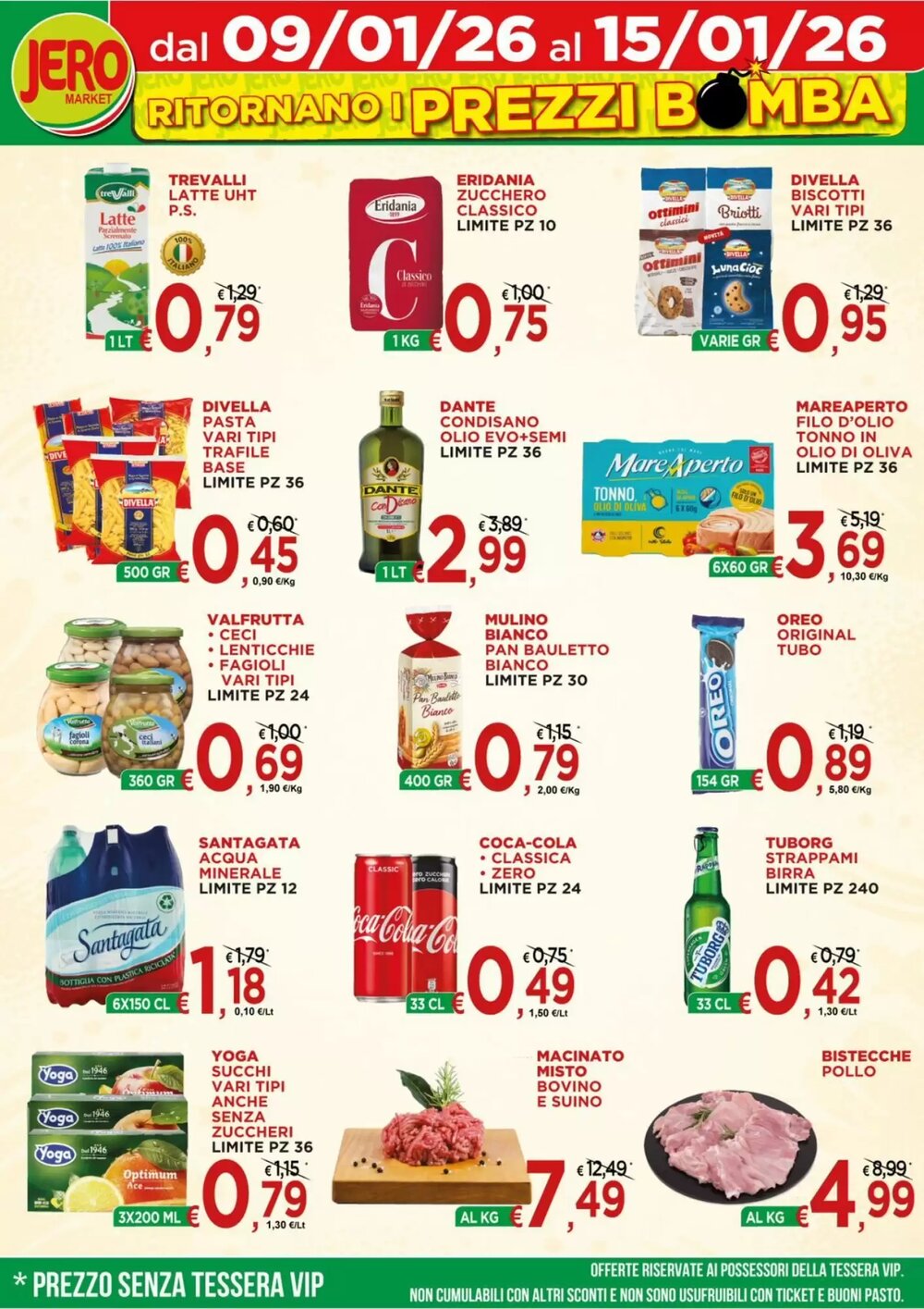Volantino promozionale Jero Market  valide dal 09/01/2026 - Pagina 1.