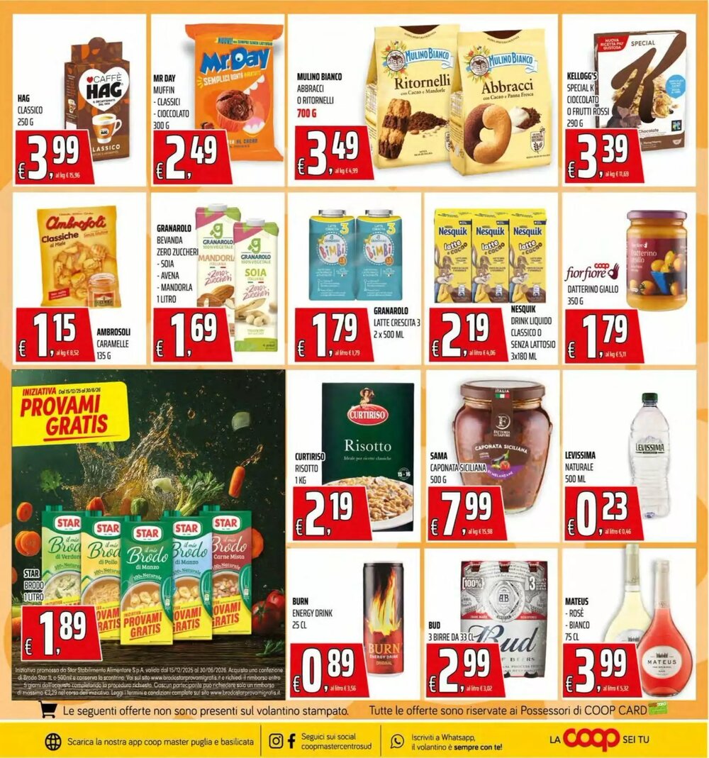 Volantino promozionale Coop Master Alleanza 3.0  valide dal 09/01/2026 - Pagina 21.