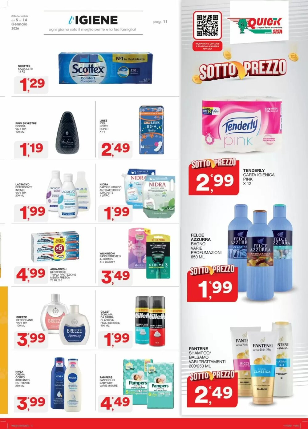 Volantino promozionale Quick Sisa  valide dal 09/01/2026 - Pagina 11.