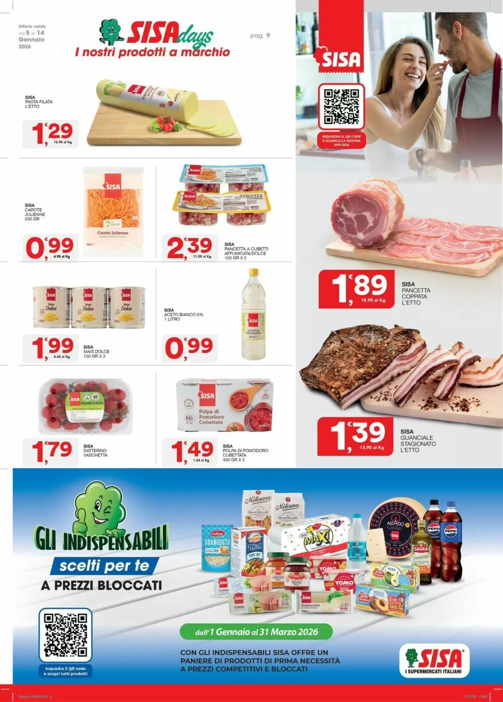 Volantino promozionale Quick Sisa  valide dal 09/01/2026 - Pagina 9.
