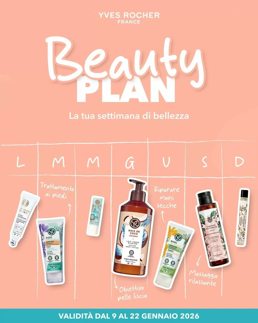 Volantino promozionale Yves Rocher  valide dal 09/01/2026 - Pagina 1.