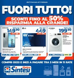 Volantino promozionale Elettrosintesi  valide dal 09/01/2026 - Pagina 1.