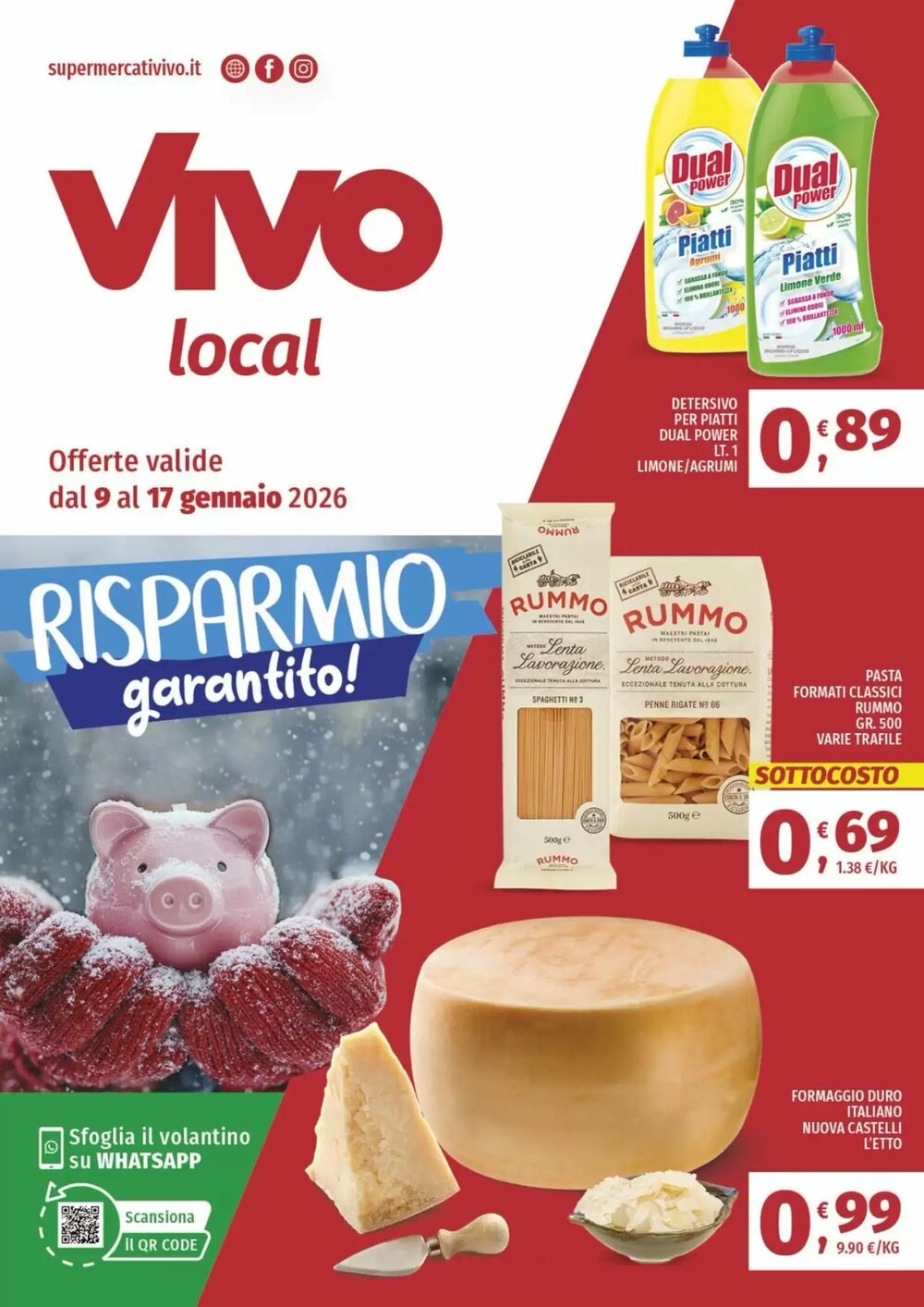 Volantino promozionale Vivo Supermercati  valide dal 09/01/2026 - Pagina 1.