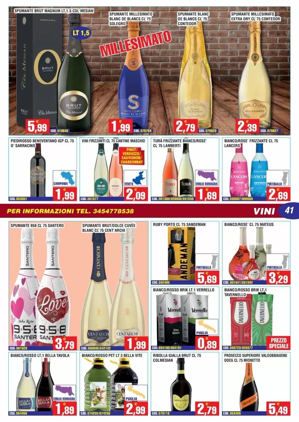 Volantino promozionale Immenso Cash  valide dal 09/01/2026 - Pagina 41.