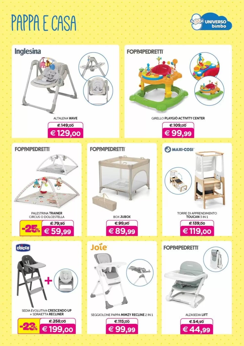 Volantino promozionale Universo Bimbo  valide dal 09/01/2026 - Pagina 10.