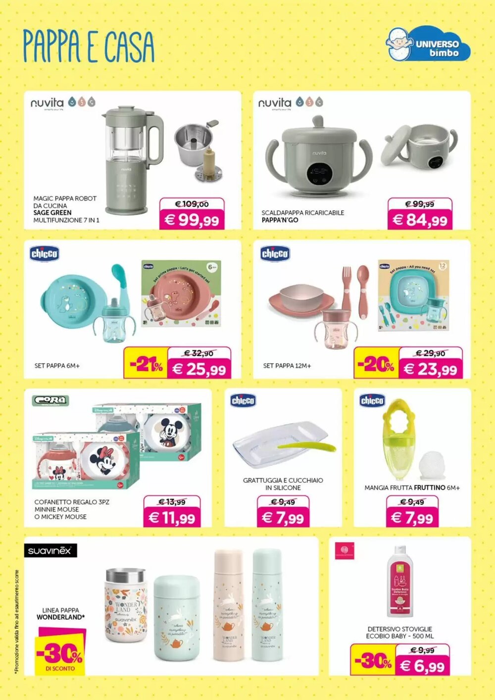 Volantino promozionale Universo Bimbo  valide dal 09/01/2026 - Pagina 11.