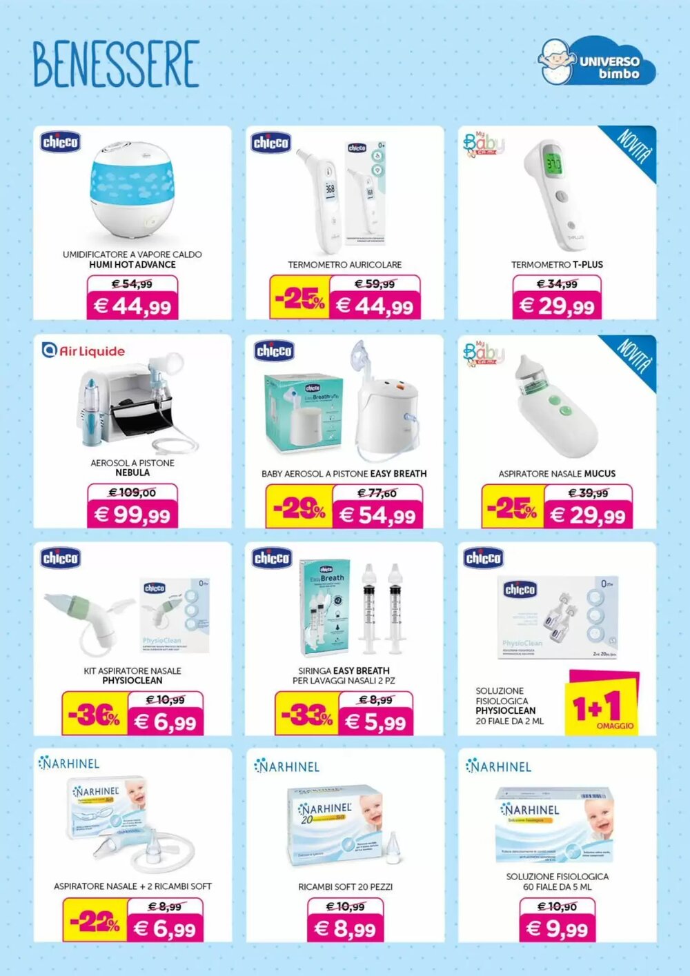 Volantino promozionale Universo Bimbo  valide dal 09/01/2026 - Pagina 14.