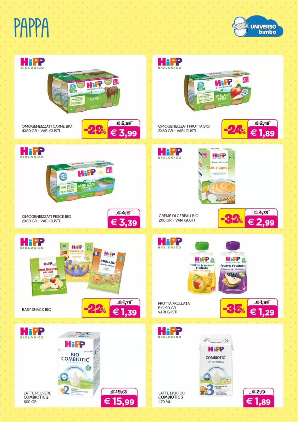 Volantino promozionale Universo Bimbo  valide dal 09/01/2026 - Pagina 19.